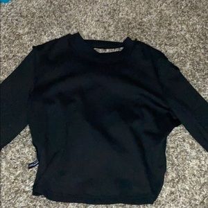 Crisscross back crop top